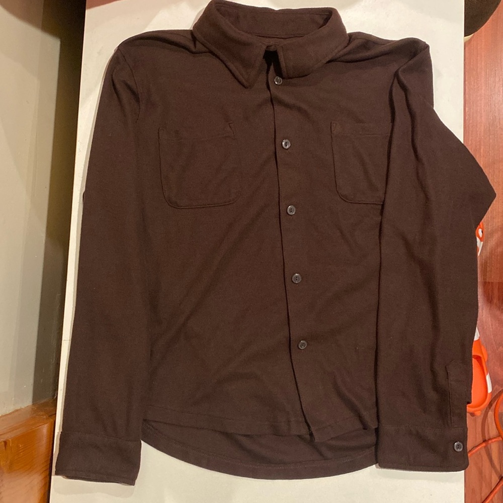 Brown Button Up — Used Condition